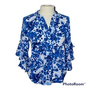 Royal Blue Blouse